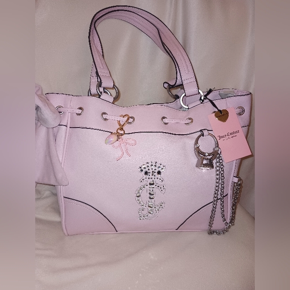 Juicy Couture Pink Large Tote - Picture 2 of 6